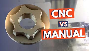 Usinage CNC vs usinage manuel