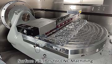 Finitions de surface pour l'usinage CNC