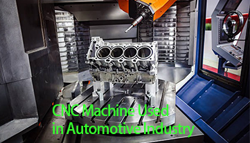 Machine CNC utilisée dans l'industrie automobile