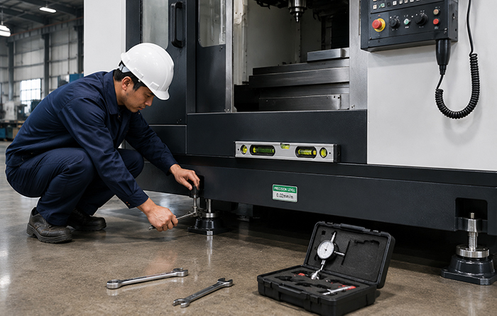 Level the CNC Machine